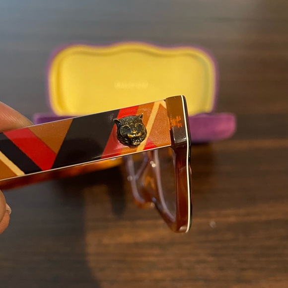 GUCCI Multi-Color Glasses w/Case - Picture 8 of 11